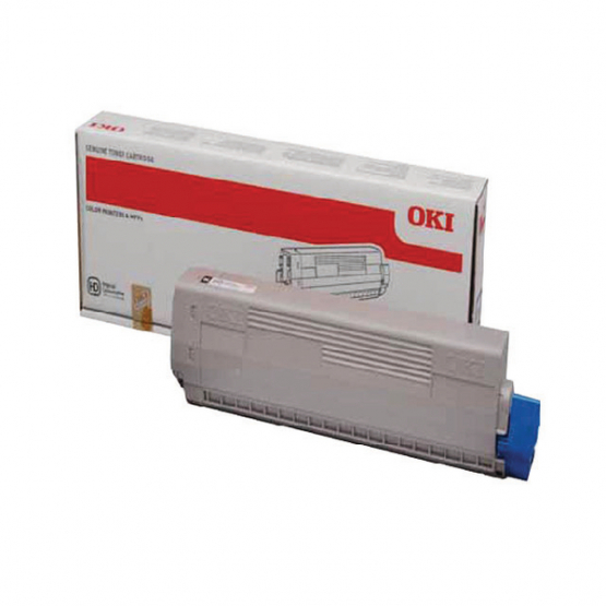 Oki C822 Black Original Toner Cartridge (44844616) 